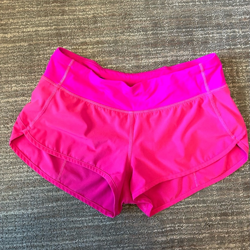Lululemon lined speed up short, size 6, 2.5” inseam